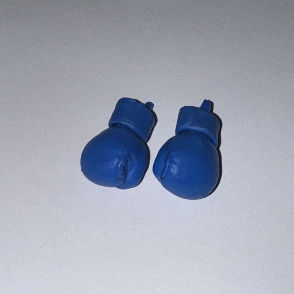 GIJoe Classified Mad Marauders Sgt Slaughter Boxing Gloves Fodder 1/12 Blue Part
